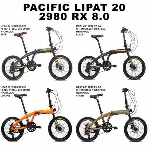 Sepeda Lipat 20 Pasific 2980 Rx 8.0