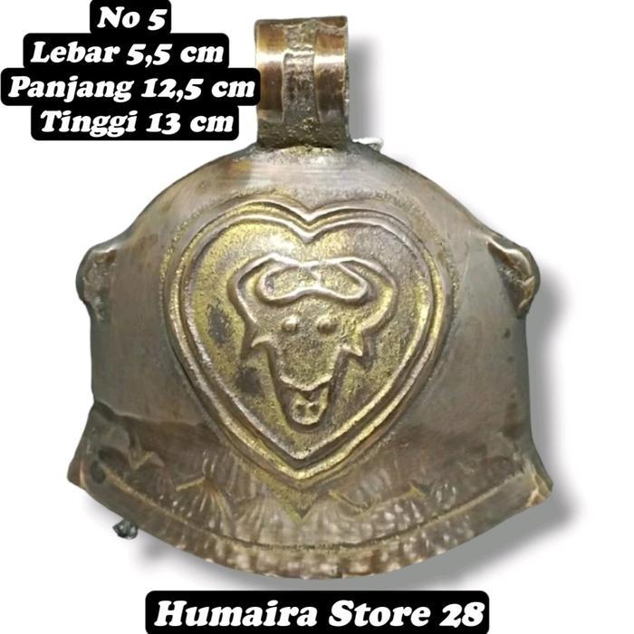 Kluntung Gentho Sapi Bel Pintu Pagar Lonceng Rumah Klontongan Sapi Bandul Besi Gold Antik Bell Tbk