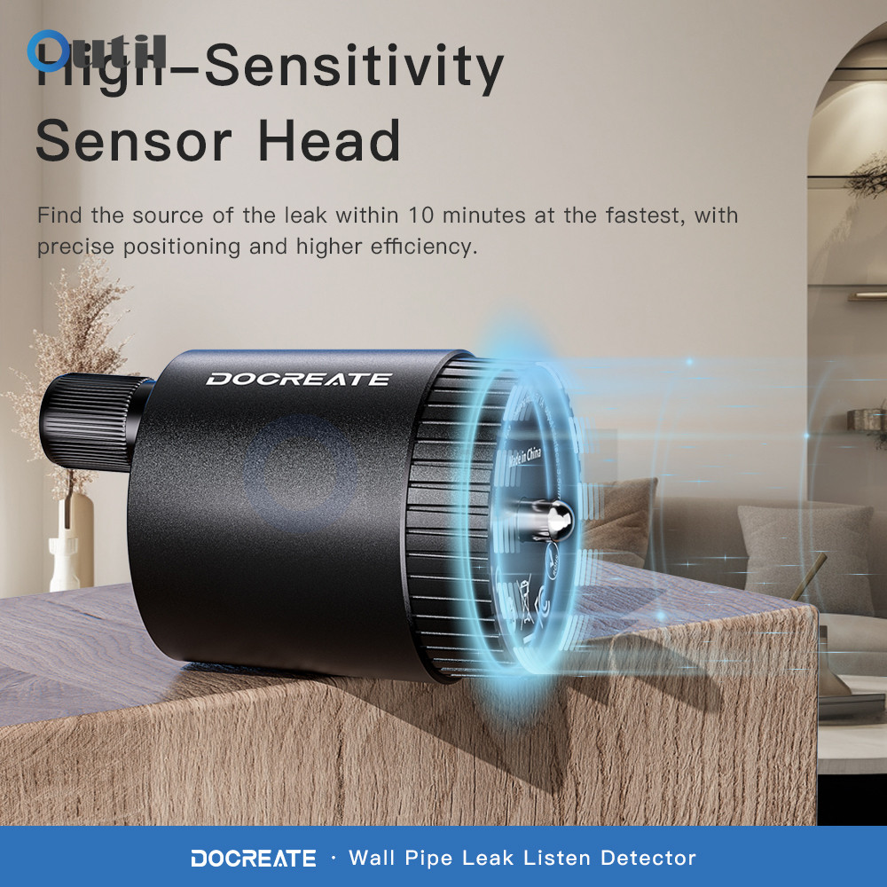 Water Leak Detector Multi-functional Sound Detector For Pipe Water Leak Suitable for Leak Detection