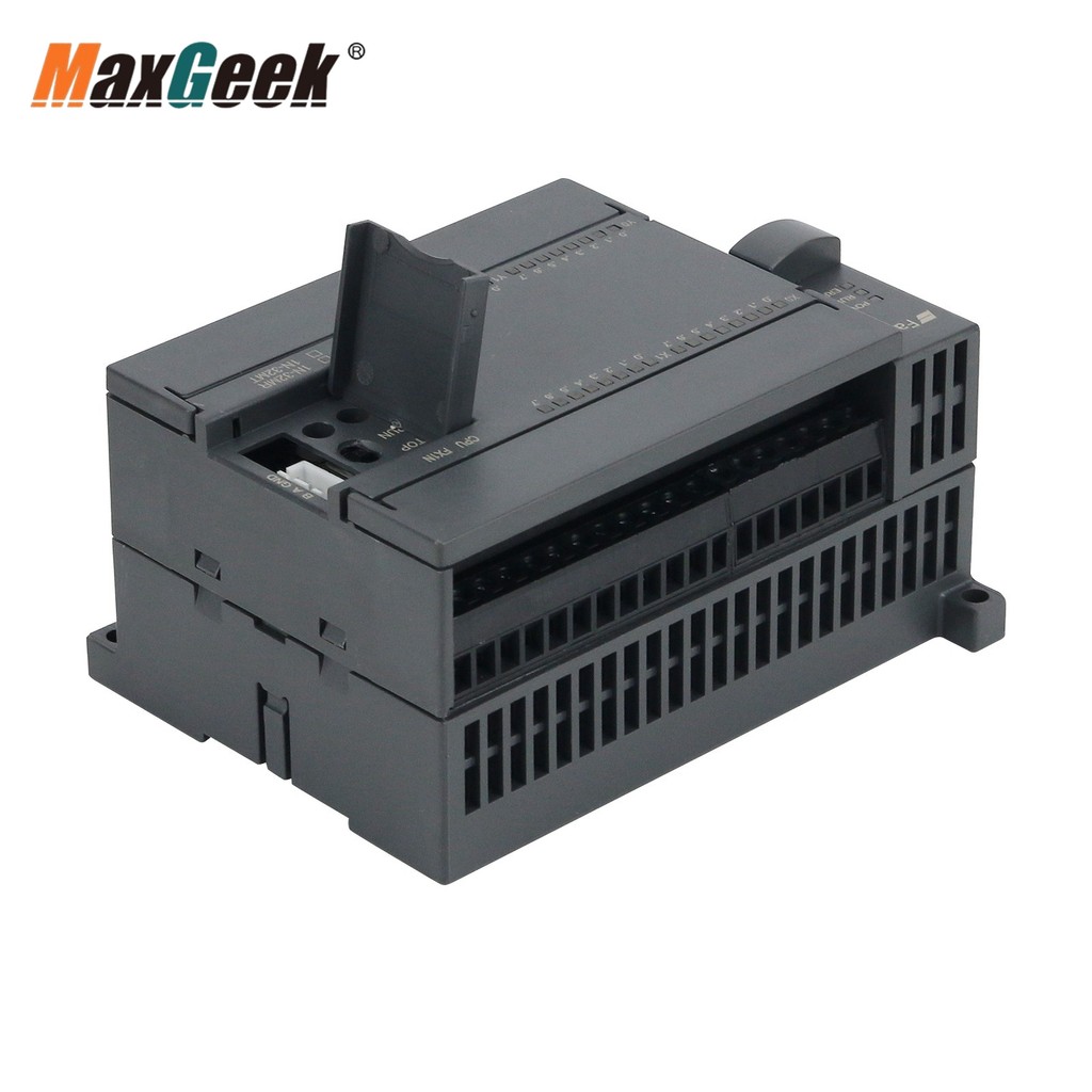 MAXGEEK PLC INDUSTRIAL CONTROL BOARD DC24V FX1N 32MR 24MR DC24V 6W 16 INPUT 16 OUTPUT BAUD RATE 9600