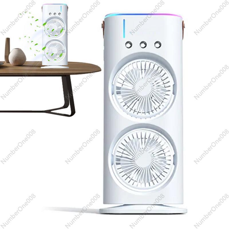 Air Cooler Double-Ended Spray Fan Personal Air Cooler Spray Fan Portable Air Conditioners Fan for Be