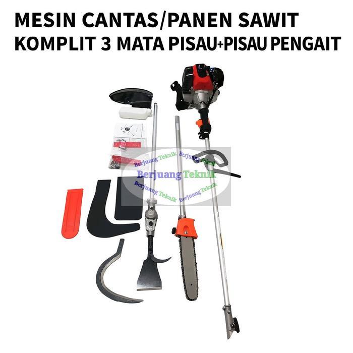 Mesin Cantas Panen Sawit 3 IN 1/Alat Panen Sawit 3 Mata Pisau