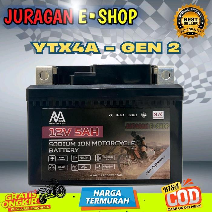 Aki Motor Sodium ion NANO BATTERY / Kwalitas di atas Aki Lithium / Aki motor / Aki Motor Sodium /