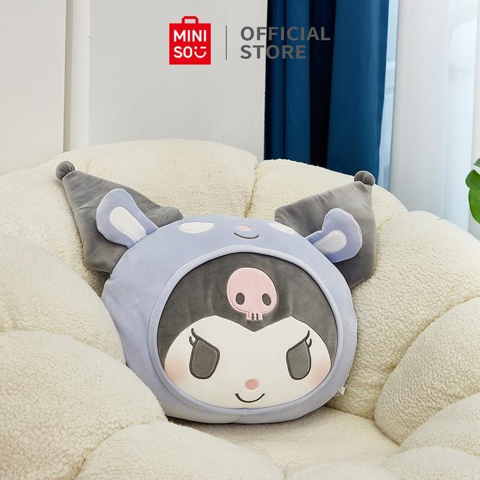 NEW PRODUK MINISO X SANRIO CHARACTER HEAD-SHAPE PILLOW BANTAL CINNAMOROLL KUROMI POCHACCO SANRIO