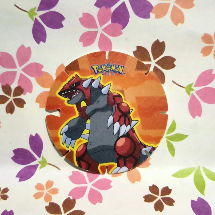 TERMURAH groudon chiki balls pokemon coin tazos