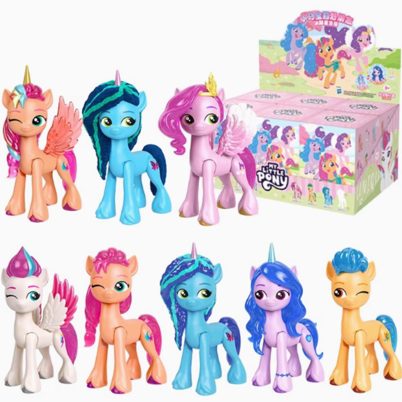 Cartoon Genuine My Little Pony Best Friends Trendy Blind Box Ice Cool Magic Second Edition My Little