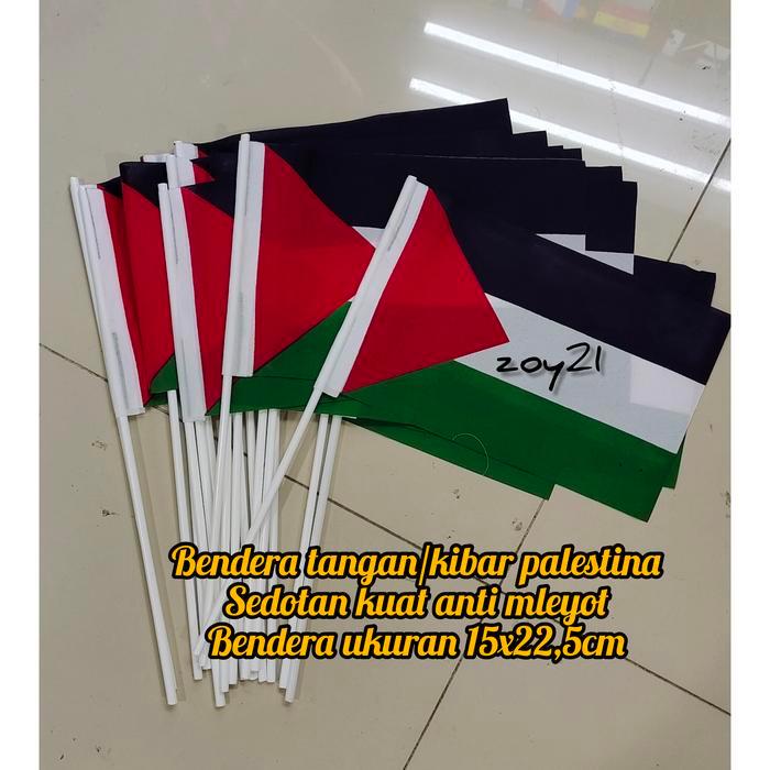 Bendera palestina bendera stik palestina bendera tangan *