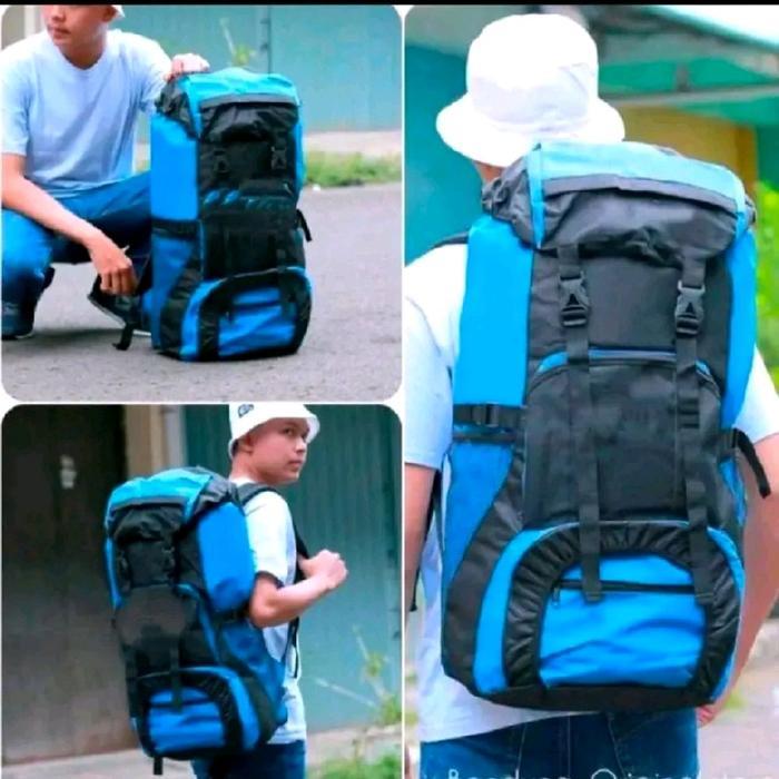 OBRAL Tas Ransel Gunung 50Liter - Tas Camping Outdoor Traveling Backpack