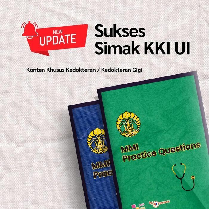 Paket Latihan Soal KKI UI dan Prediksi Konten Khusus Kedokteran dan Kedokteran Gigi Lengkap