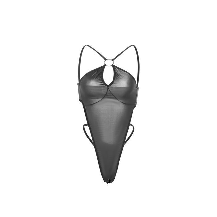 Diskon Lingerie Halter Neck Cutout Jumpsuit Lingerie Teddies A237 Wanita Tidur New