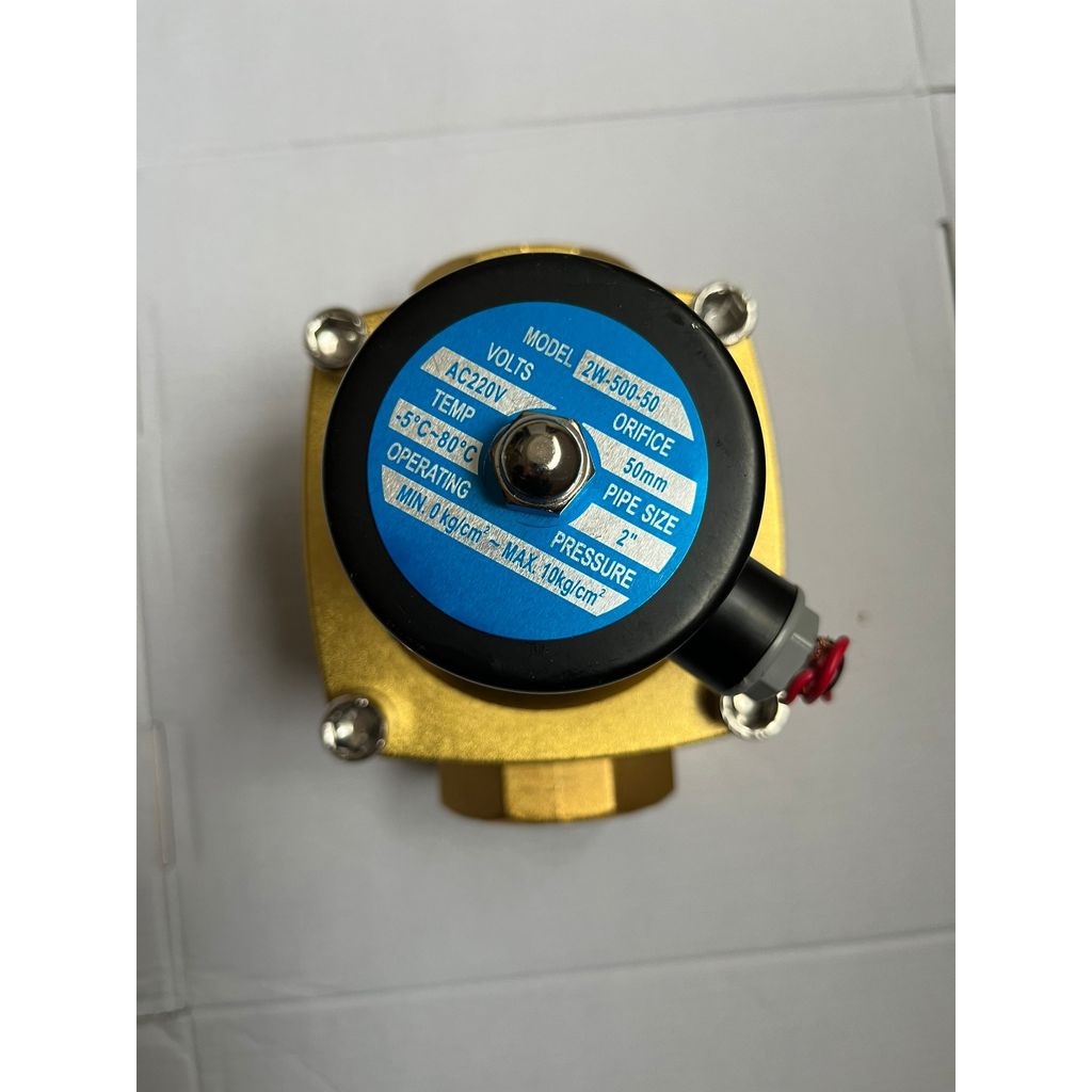 Terbatas 2" Electric Solenoid Valve Water Air DC12V DC24V AC110V AC220V 2W-500-50 G2"