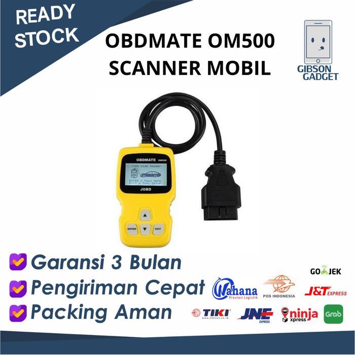Scanner Mobil OBD2 OBDMate OM500 JOBD OBD Mate Obdi Scanner Sensor Om500 Car Kendaraan