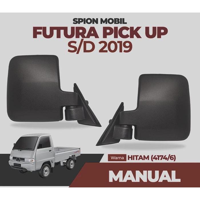 Spion Mobil Carry Futura Pickup 1.3 1.5 Hitam up to 2019 Manual EMGI