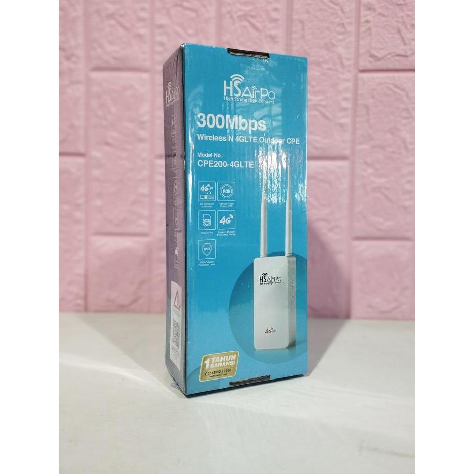 Hsairpo Cpe200-4G-Lte Outdoor Wireless 2.4Ghz 300Mbps N1 Hs Airpo