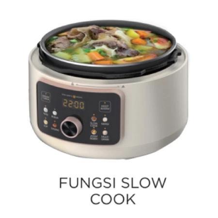 Grosir Midea Panci Presto Digital My-4Kk02W 4 Liter Low Watt 550W Knob & Touch Modern Hemat Listrik