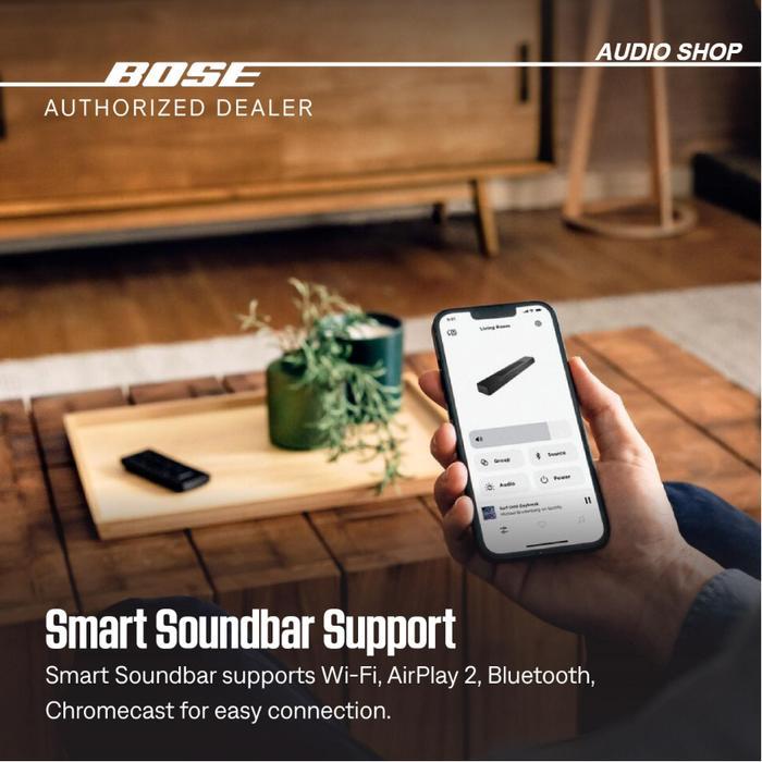 Bose Smart Soundbar with Dolby Atmos for Preum Home Theater Smart Soundbar
