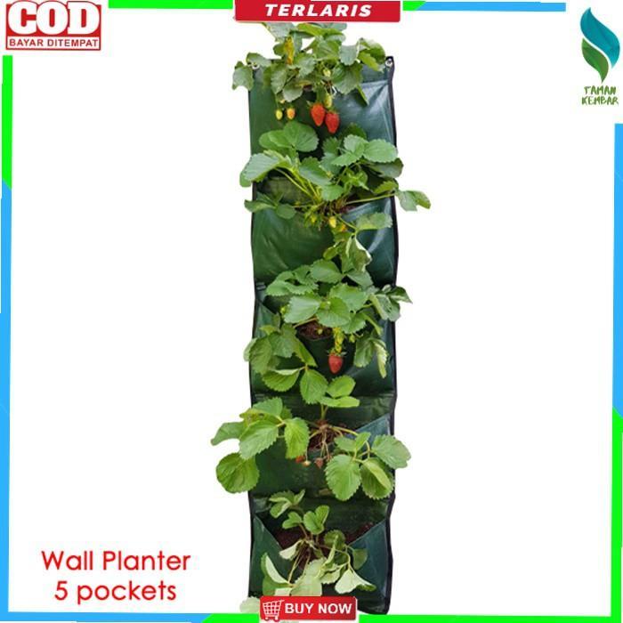Pot Tanaman Pot Bunga Planter Bag Dinding Planterbag Polybag A10