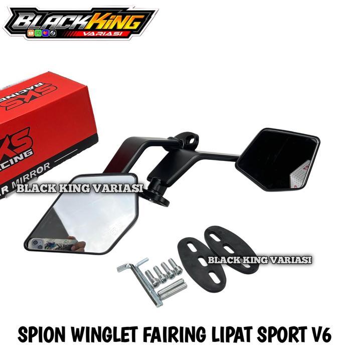 Spion Winglet Lipat Spion Winglet V6 Spion Stealth Motor Sport Spion Winglet Fairing Spion Fairing