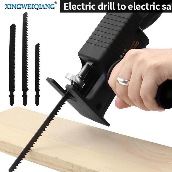 Adaptor Mesin Bor Jadi Gergaji Mesin Bor Gergaji Jig Saw Pasti Promo