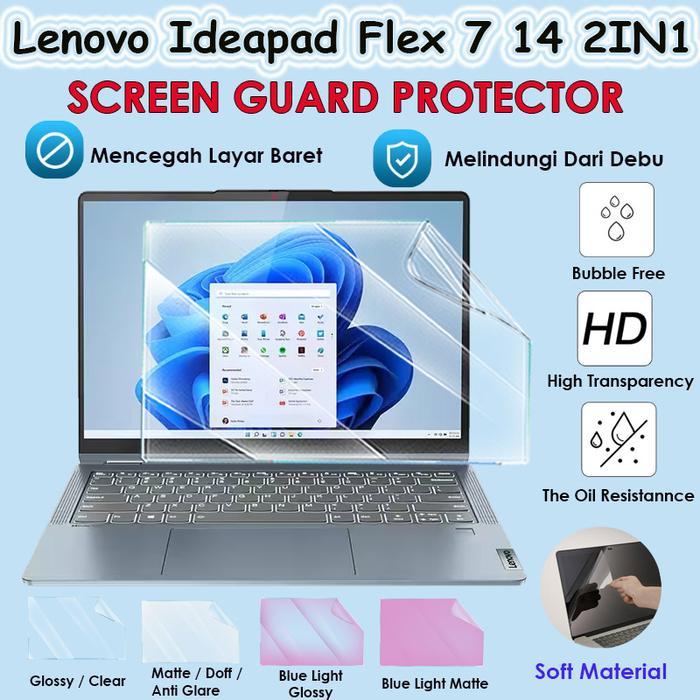 Antigores Laptop Lenovo Ideapad Flex 7 14 2IN1 Touch I7 14" Antigores Pelindung Laptop Screen Guard