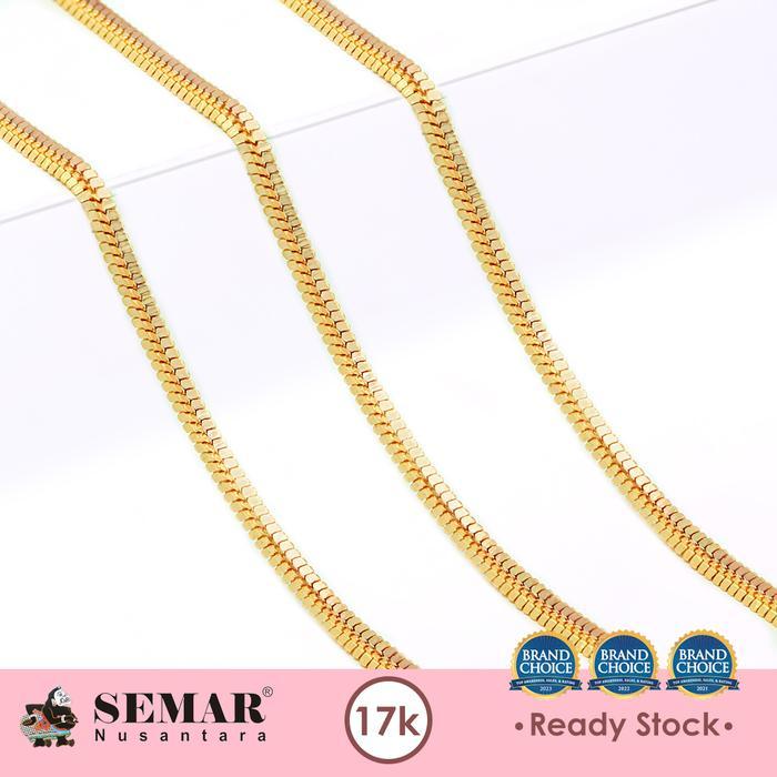 Kalung Emas Wanita Flexy 17K Semar Nusantara Diskon Sale