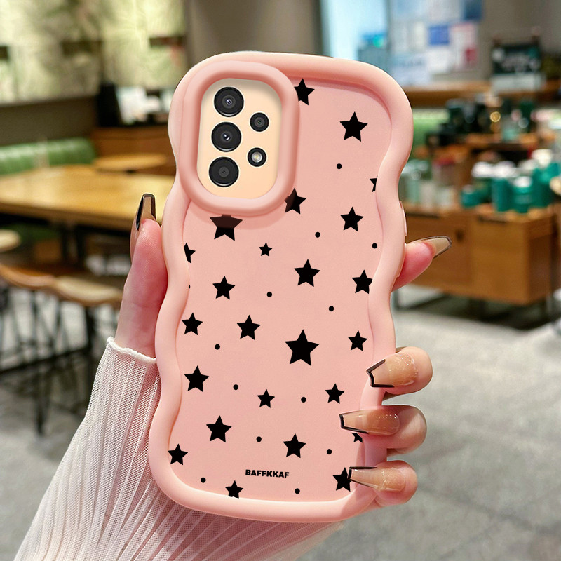 Casing HP Untuk Samsung A13 4G A13 5G A13 Lite A04s Case Bintang Korean Style Kasing silikon Cesing 