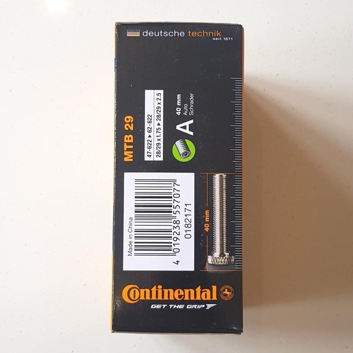 Continental Mtb 29 Schrader Inner Tube 29 X 1.75-2.5 #Gratisongkir