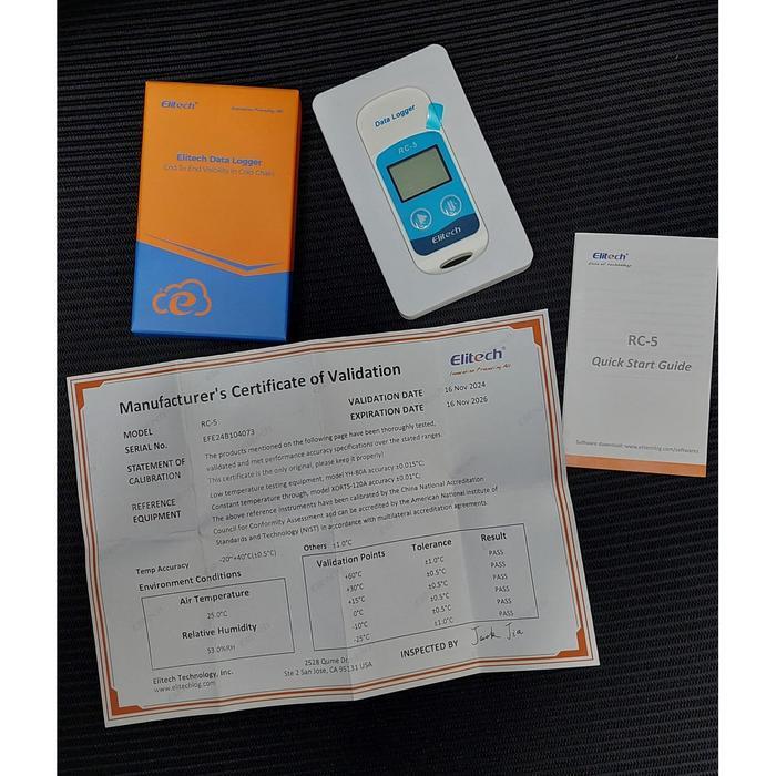 Thermometer Elitech Rc 5 Temperatur Data Logger Termometer #Gratisongkir
