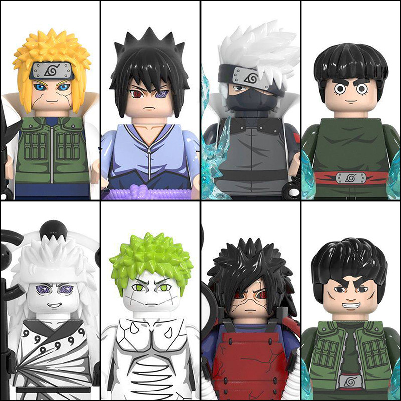 NEW NARUTO Annie Anime Bricks Mini Action Toy Minifgure Building Blocks Gifts WM6105 WM6106 WM6107