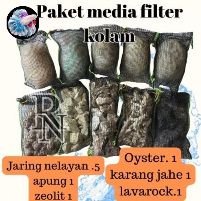 paket hemat media filter kolam koi