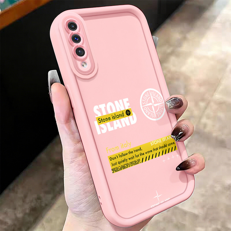 Casing Hp untuk Samsung Galaxy A50 A50s A30s Case Rusak Stone Island Kasing silikon Cesing Softcase 