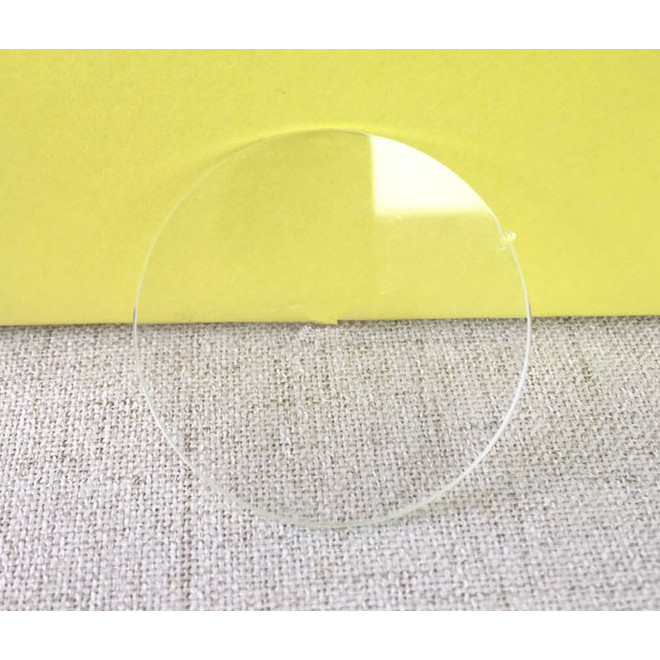 1.5mm Thick 93pcs Flat Round Mineral Glass Set 25-40mm Assortment