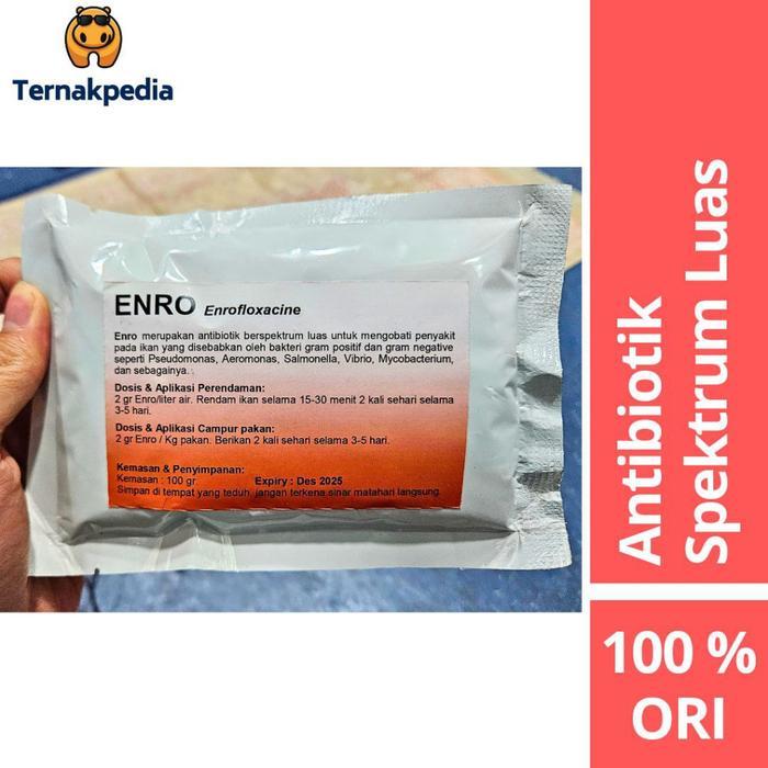 Enro 100 Gram - Solusi Untuk Ikan Sakit Apapun - Enrofloxacin 100 Gram #Gratisongkir