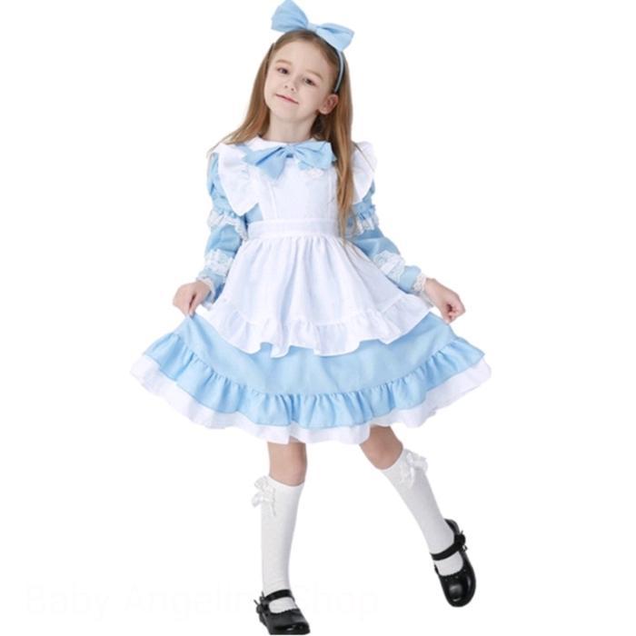 kostum alice anak / baju anak perempuan / alice in wonderland costume