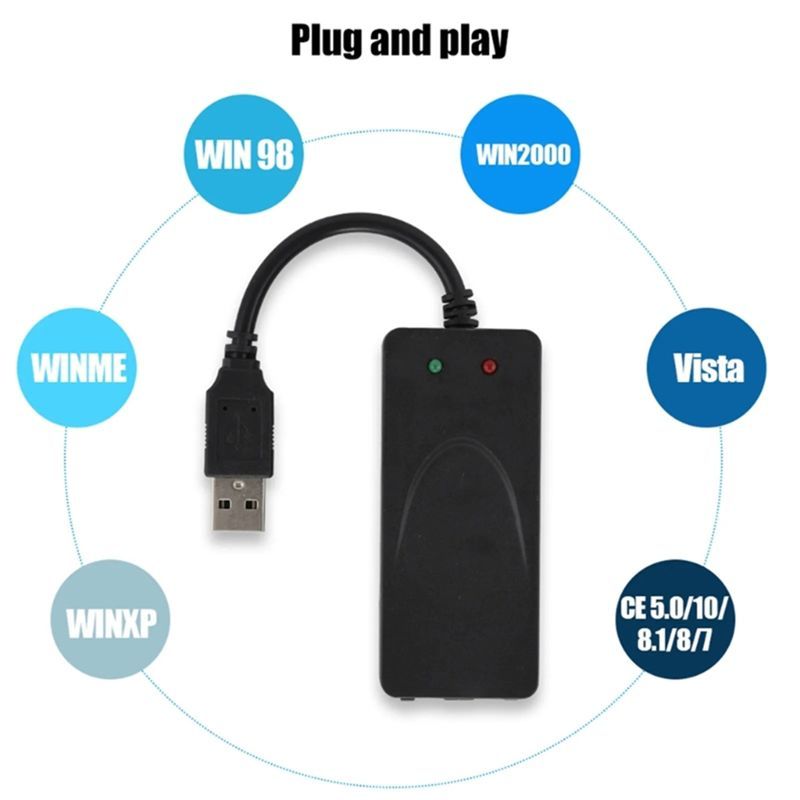 Y22A-Fax Modem, USB2.0 56K External Modem Driver,Plug And Play USB Modem,Standard And Expanded At