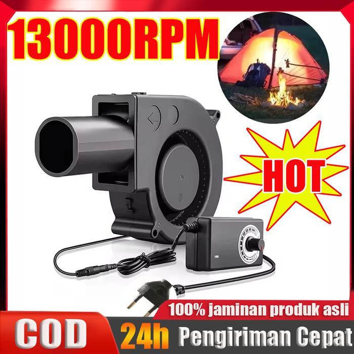 DISKON BLOWER MINI BBQ KIPAS BLOWER 13000 RPM AC TURBOCHARGER PORTABEL KECIL DENGAN KIPAS PENIUP