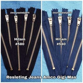 Resleting jeans Amco 6in gold MBC-402598 S Atl rp.41.800/12pcs