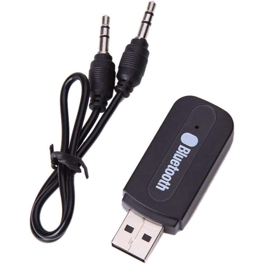 Bluetooth Wirelees Music Receiver Audio Bt 163 Kabel Jack To Jack Car Player Terjamin