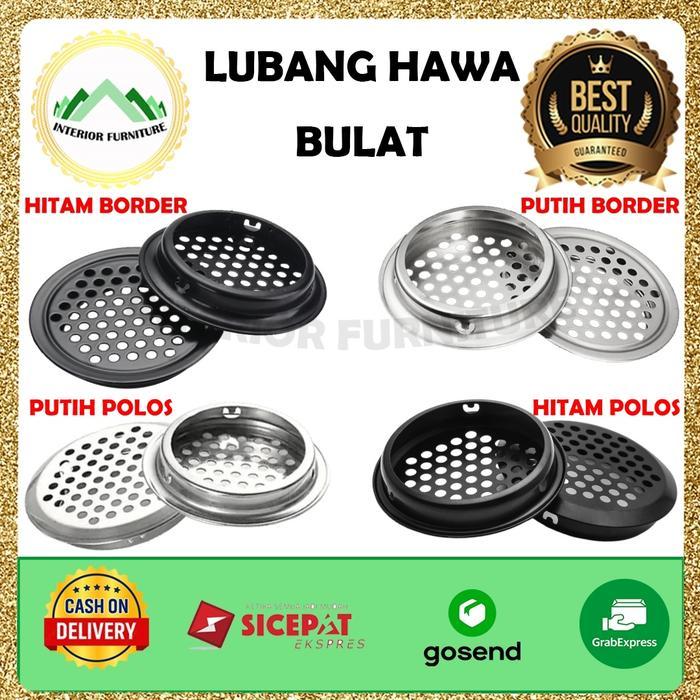 Saringan Hawa Plastik Bulat / Lubang Udara Angin Air /Saringan Udara