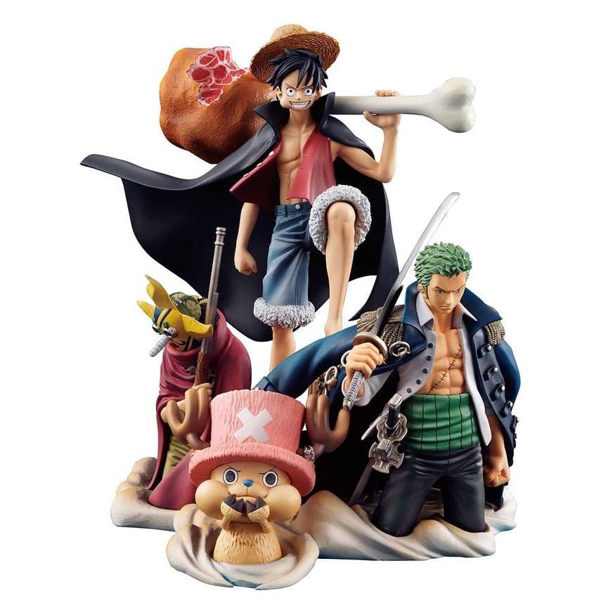 PROMO Megahouse Desktop Real McCoy One Piece Luffy Zoro Chopper Sogeking