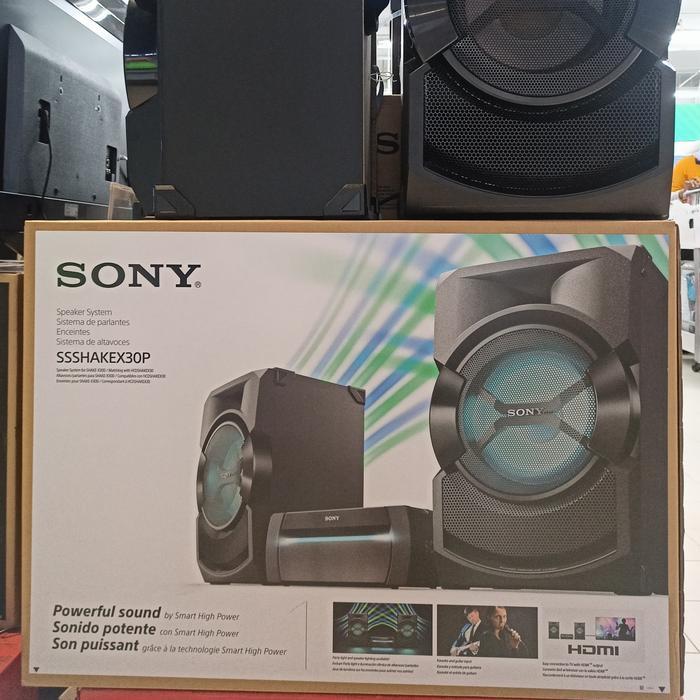 SONY SHAKE-X30D SPEAKER HOME AUDIO SYSTEM X30D KARAOKE WHIT BLUETHOOT