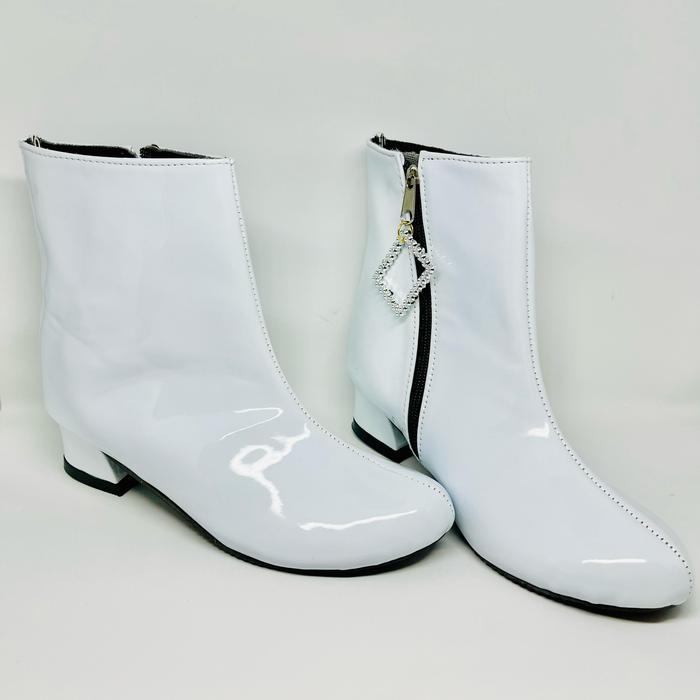 Bata Kids - Sepatu Boot Anak Fashion Metalik Viral - Model boot anak perempuan import