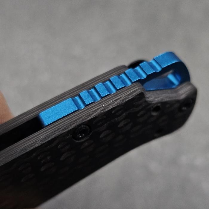 Reaadyyy Pisau Lipat Benchmade 533 Bugout Mini Carbon Fiber Handle Stainless Blade