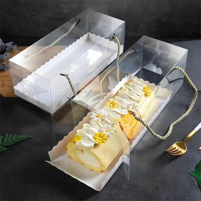 KOTAK BOLU GULUNG/BOX MIKA ROLL CAKE