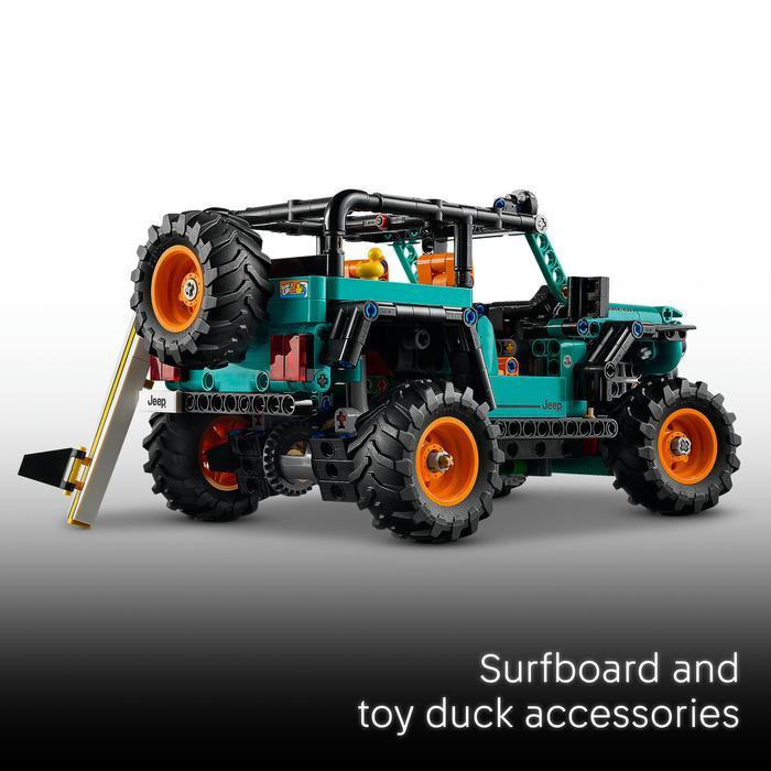 LEGO Technic 42227 Jeep Wrangler Rubicon SUV (723 Pieces), Mainan Anak Laki-Laki, Mainan Mobil,