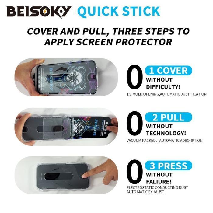 Tempered Glass Luxe Beisoky Privacy Suitable For Iphone X Xr Xsmax 12 13 14 15 Pro Max Plus Magic