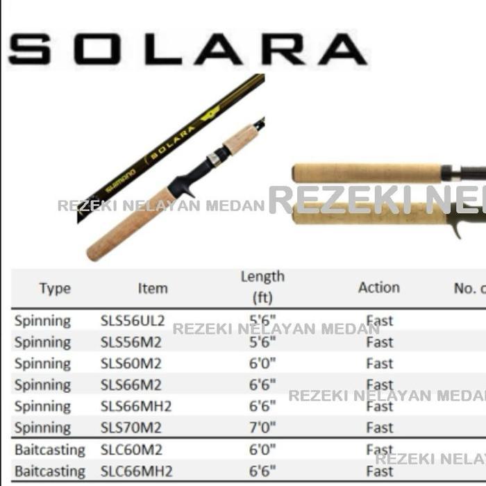 Joran Shimano Solara 2024 Joran Murah Shimano Bahan Aeroglass
