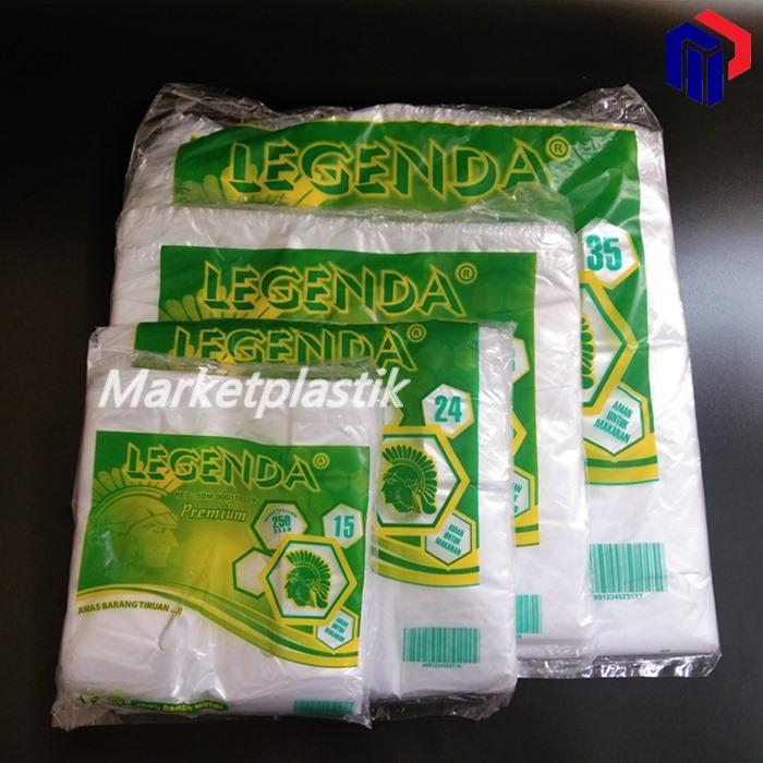 Kantong Plastik/Kantong HD/Kantong Kresek/Legenda Hijau 250gram