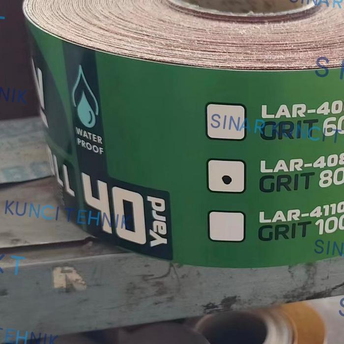 Amplas Roll Meteran Kasar Sedang Halus 60.80.100.120.150.180.240.400 / Amplas Rol Grid 400 / Amplas