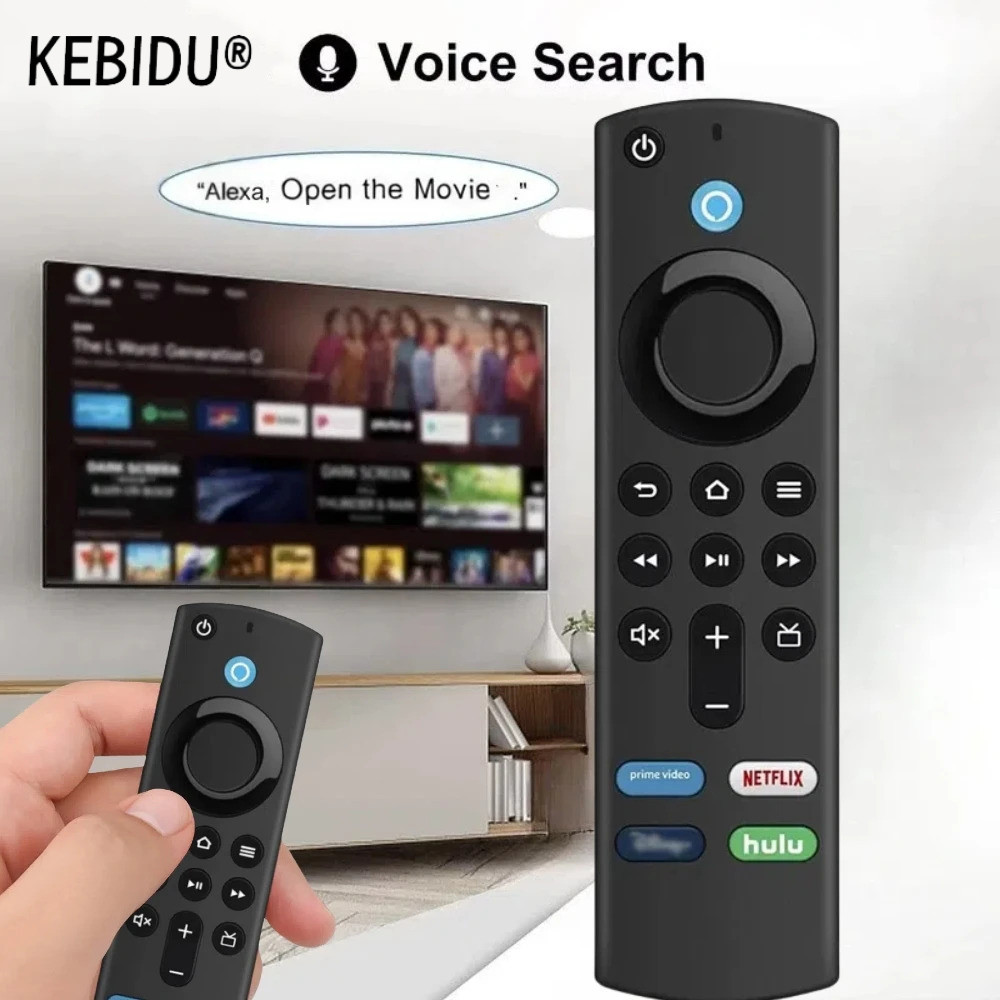 Smart Voice Remote Control Replacement for Fire Stick TV 3rd Gen Stick 4K MAX Lite Cube Smart TV